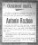 Obituary - Rozhon, Antonin (1840-1913)