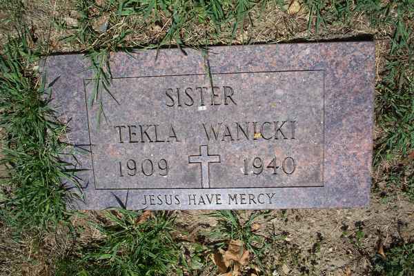 Wanicki. Tekla (Tillie) 1909-1940