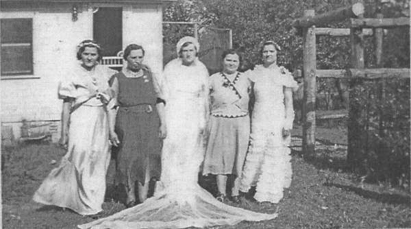 Cygan, Helen on her wedding day in 1933