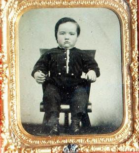 Daguerreotype of James Sidney Mariner.