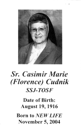 Image:HC Cudnik, Sister Casimir Marie (Florence) (1916-2004).gif