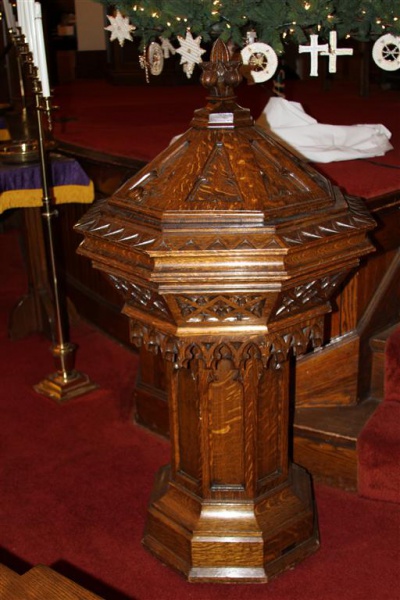 Image:Brooklyn Methodist - Baptismal font.JPG