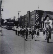 East Denison Elementary School - 1964 (note the houses next to the school)