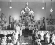 Main altar of the third churchThe wedding of Andrew Minich and Caroline Jezior