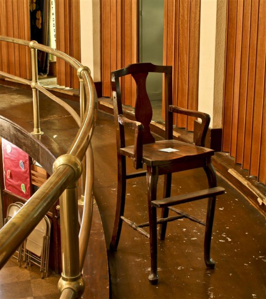Image:Brooklyn Methodist - high chair.jpg