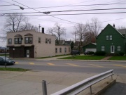 A view of the building where Badar's used to be (corner of Denison Ave. and W.16th St.)