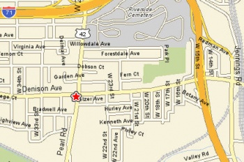Street map from Yahoo Maps