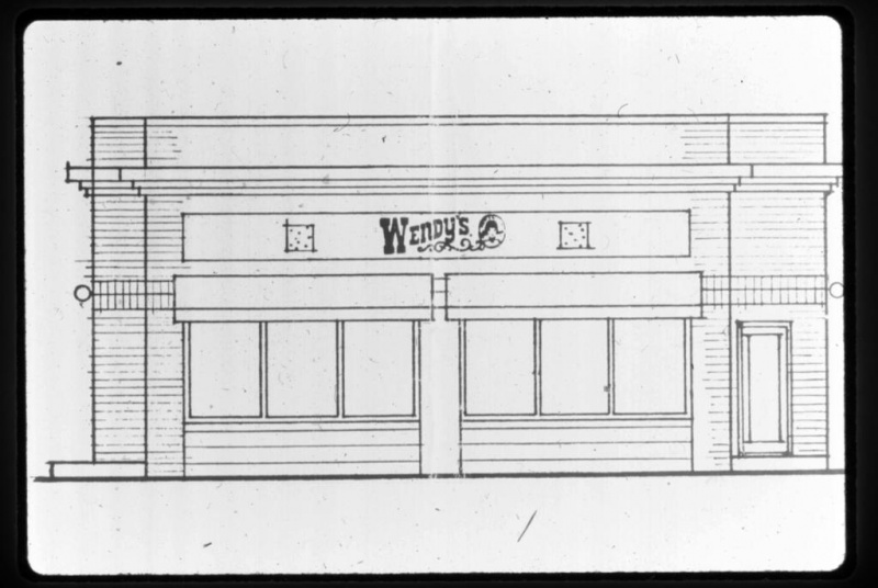 Image:Slide architect drawing - Wendy's (northeast corner W25th and Forestdale).jpg