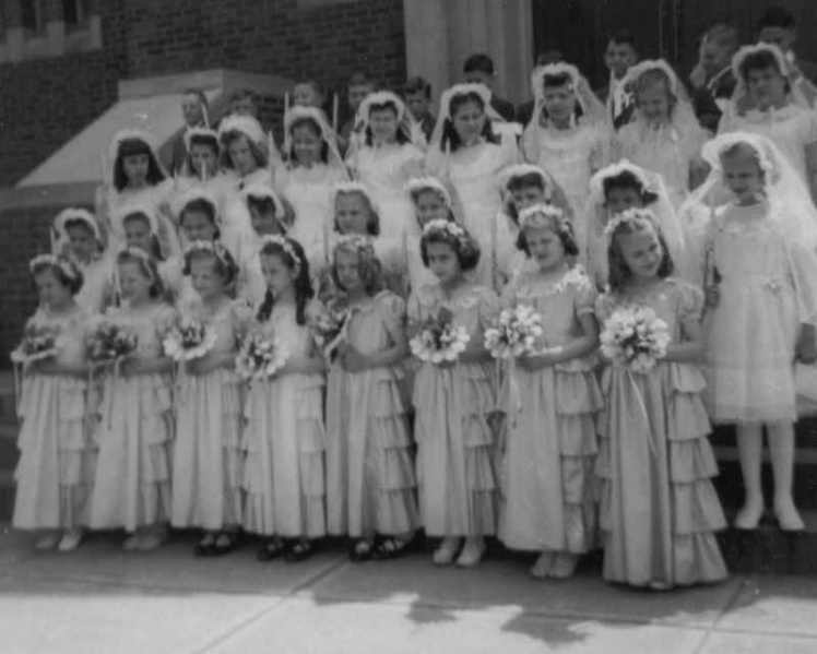 Image:St Barbara's Communion 1953 snapshot1.jpg