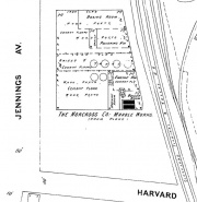 Location of Norcross Marble from a 1903 Sanborn Insurance map
